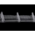 Záclonovka 1 skladová šíře 50 mm, střední, transparent – Zboží Dáma