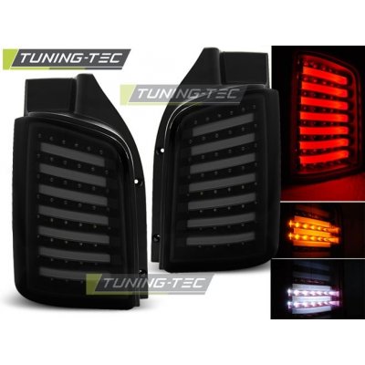 Tuning Tec Zadní světla VW T5 2003-2009 / 2010-2015 kouřovo-černé LED TRANSPORTER – Zboží Mobilmania