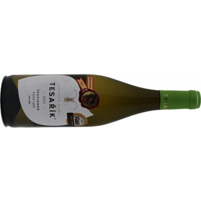 Tesařík Sauvignon 2023 výběr z hroznů polosuché bílé 13,5% 0,75 l (holá láhev) – Hledejceny.cz