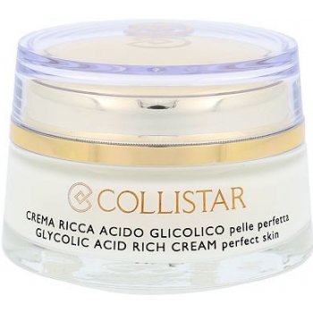 Collistar Attivi Puri Glycolic Acid Rich Cream pleťový krém s kyselinou glykolovou 50 ml