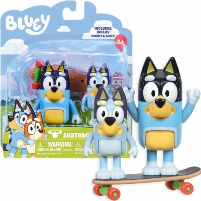 Tm Toys Bluey Blue skateboarding Dogs 2-pack figurek sada – Zbozi.Blesk.cz