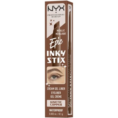 NYX Professional Makeup Epic Inky Stix gelové oční linky 03 Kinetic Copper 1 g – Zboží Dáma