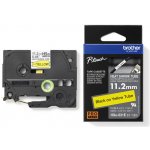 Brother HSE-631E, bužírka žlutá / černá 11,2 mm – Zboží Dáma