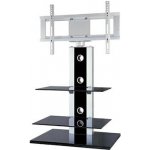 PRIME Falcon Black Square Glass and Metal Flat Panel Stand GDST/SW2000BS – Sleviste.cz