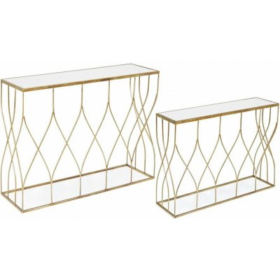 Bizzotto Elenor konzolový stolek zlatá – Zboží Dáma