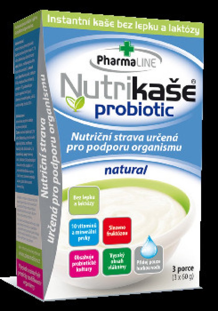 Nutrikaše probiotic natural 180 g 3x60 g