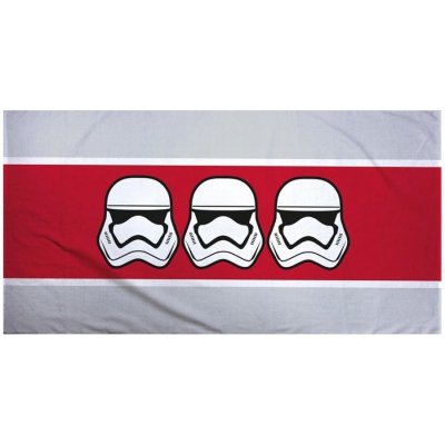 Halantex bavlněná plážová osuška 70 x 140 cm Star Wars - motiv Stormtroopers – Zboží Mobilmania