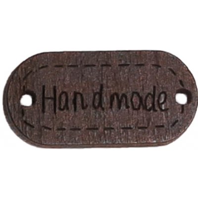 Pro Háčkování hand made, oválný hnědý – Hledejceny.cz