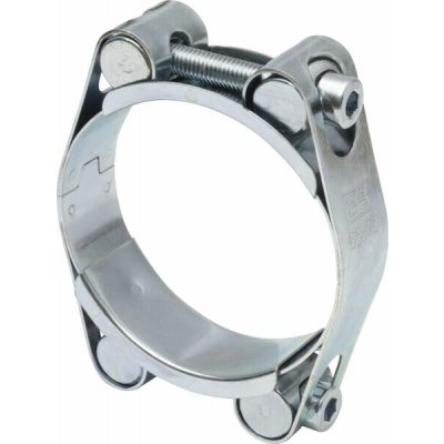 Hadicová spona dvojitá, 65–75 mm, dvojitý šroub, DIN912, pozinkovaná, Kramp – Zbozi.Blesk.cz