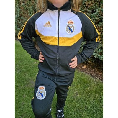 DFD tepláková souprava REAL MADRID černo-zlato-bílá – Hledejceny.cz