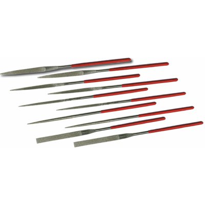 Stavtool Sada jehlových pilníků s diamantových povrchem 10 dílů P18803 – Zbozi.Blesk.cz