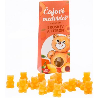 Lipoo Čajoví medvídci Broskev a citrón 250g – Zboží Dáma