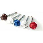 Střešní šroub + EPDM 4,8 x 35 mm, samovrtný - Šedobílá RAL 9002 / balení 200 ks – Sleviste.cz