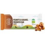 BrainMax Pure Peanuts & Caramel Prebiotic Bar prebiotická tyčinka arašídy a karamel BIO 60 g – Zboží Dáma
