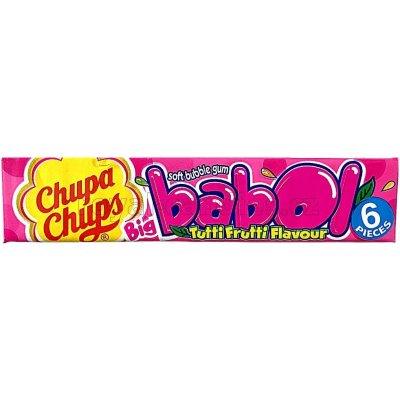 Chupa Chups Big Babol Tutti Frutti žvýkačky 27,6 g – Zboží Mobilmania