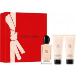 Giorgio Armani Si EDP 100 ml + tělové mléko 75 ml + sprchový gel 75 ml dárková sada – Hledejceny.cz