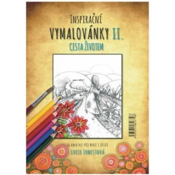 Inspirační vymalovánky II. Cesta životem lepená horní vazba A4