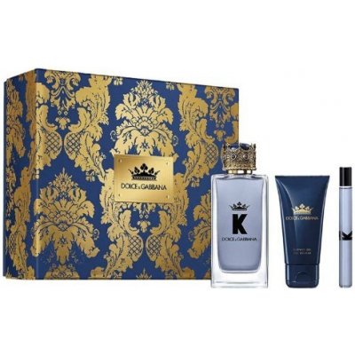 Dolce & Gabbana K Men EDT 100 ml + EDT 10 ml + balzám po holení 50 ml dárková sada – Zbozi.Blesk.cz