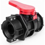 BRADAS Kulový ventil pro kontejner na vodu IBC, vstup S60x6 s vývodem Camlock Typ A 2" s uzávěrem BR-IBCS60F-BAVCGA – Hledejceny.cz