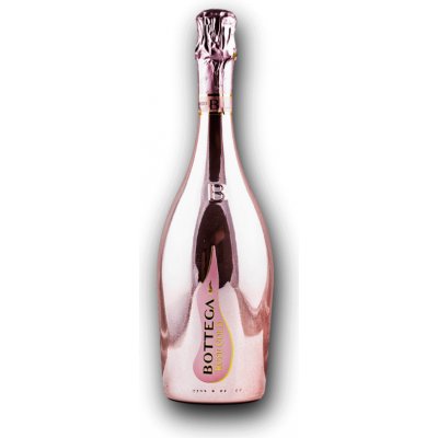 Bottega Rose Gold Pinot Nero Spumante Rosé Brut 11,5% 0,75 l (holá láhev) – Zboží Dáma