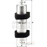 WK 6003 MANN-FILTER Palivový filtr – Zboží Mobilmania