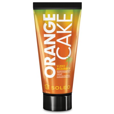 Soleo ORANGE CAKE hydrating and care accelerator krém do solária 150 ml – Zboží Dáma