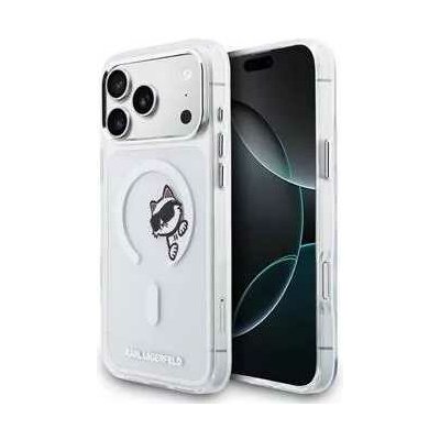 Karl Lagerfeld IML Choupette Peekaboo MagSafe Zadní Kryt pro iPhone 17 Pro Max Transparent – Zbozi.Blesk.cz