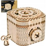 Robotime 3D dřevěné mechanické puzzle Trezor 158 ks – Zboží Dáma