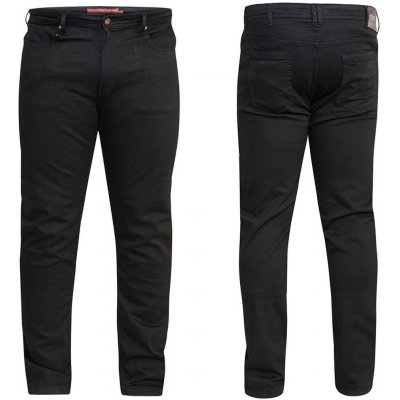 D555 kalhoty pánské CLAUDE Tapered Fit Stretch jeans džína černá – Sleviste.cz