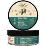 Green Pharmacy tělový peeling zelená káva a zázvorový olej 200 ml – Zboží Dáma