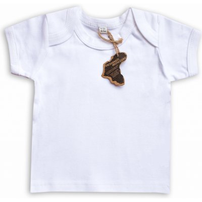 Babybugz Kojenecké tričko bílé krátký rukáv – Zbozi.Blesk.cz