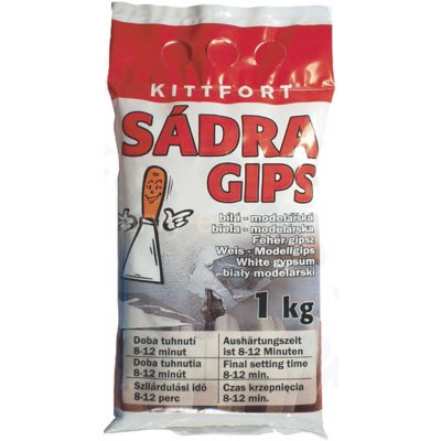 Kittfort Sádra bílá modelářská 1 kg