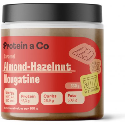 Protein&Co Mandlovo-lískooříškový krém Griliáš by @Tabulkarka 330 g – Sleviste.cz