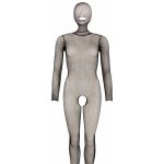 NO:XQSE Síťovaný catsuit s maskou na hlavu a otevřeným rozkrokem – Zboží Mobilmania