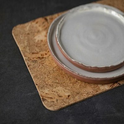 CASAFINA prostírání obdélníkové set 4ks 40x30x0,3cm CORK COLLECTION přírodní Iceberg – Zboží Dáma