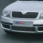 Milotec Nerezové mřížky předního nárazníku Škoda Superb I Facelift (2006 - 2008) -