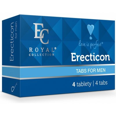 Love is Perfect Afrodiziakální tablety - Erecticon 4 tablety – Zboží Dáma