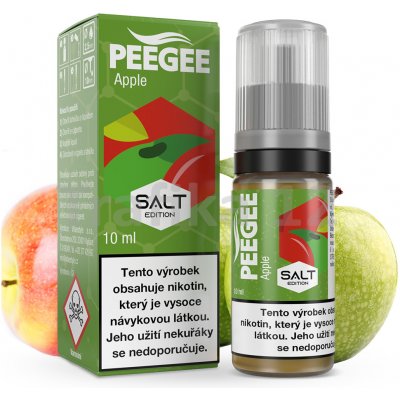 PEEGEE Salt - Jablko 10 ml 10 mg – Hledejceny.cz