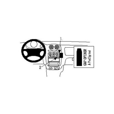 Brodit ProClip montážní konzole pro Daewoo Matiz 98-04, Chevrolet Matiz 05-05, na střed 852637