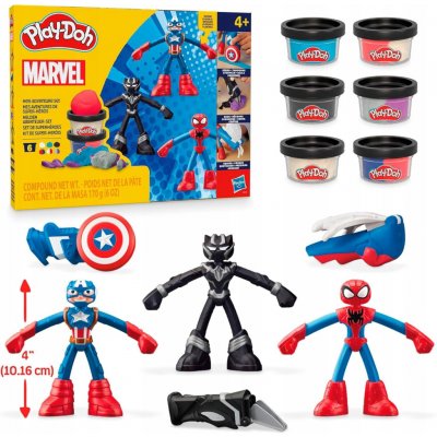 Play-Doh Marvel Hero Sada akčních figurek G0333 – Hledejceny.cz