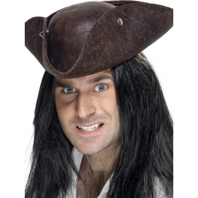 Hnědý pirátský klobouk – Zboží Dáma