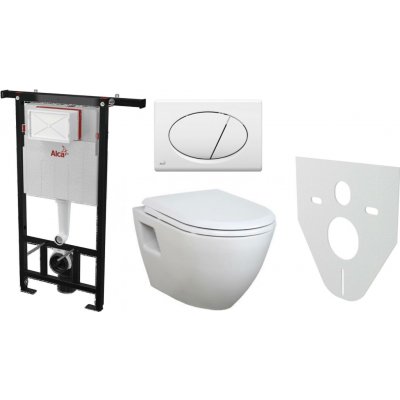 Alcadrain AM102/1120 Jádromodul komplet do bytových jader se závěsným WC Creavit TERRA TP325 + bidet 2v1 – Zboží Mobilmania