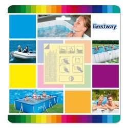 BESTWAY 62091 sada záplat na bazén (10 ks)