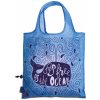 Nákupní taška a košík Fabrizio Skládací dámská taška Spirit Ocean 10434-0500 modrá