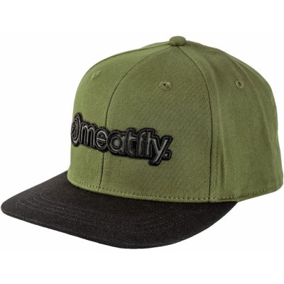 Meatfly Tyler Snapback Logojam Olive / Black Černá