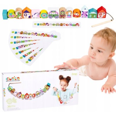 CUBIKA Baby Trpaslíci navlékací set 12 dílků – Zboží Mobilmania
