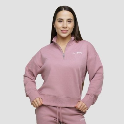 GymBeam Women‘s Agile 1/2 Zip Jumper Woodrose – Hledejceny.cz
