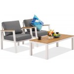 Garden Point Zakintos Terasový nábytek set bílý – Hledejceny.cz