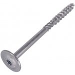 HPM TEC RAPI-TEC SK 8,0x120/50+R - stavební vrut do dřeva, polozávit, pozink, talířová hlava, TORX T40 – Hledejceny.cz