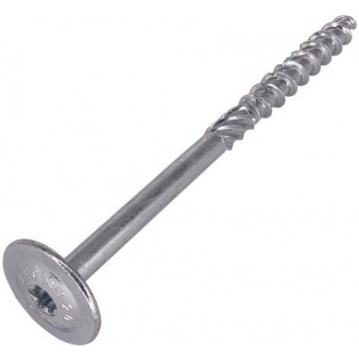 HPM TEC RAPI-TEC SK 8,0x120/50+R - stavební vrut do dřeva, polozávit, pozink, talířová hlava, TORX T40 – Hledejceny.cz